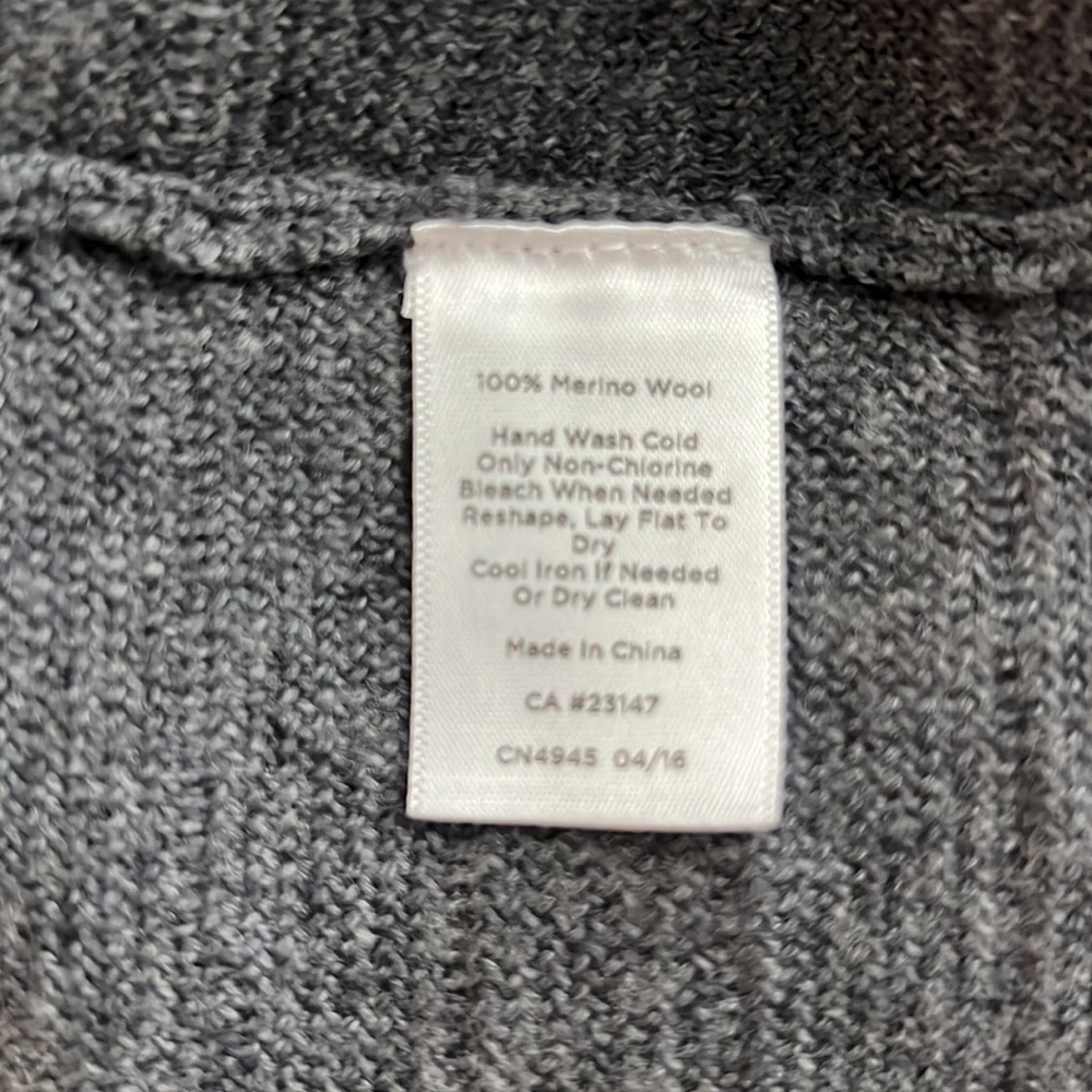 Talbots Pure Merino Wool Open Front Fly Away Sweater size S - Picture 9 of 10